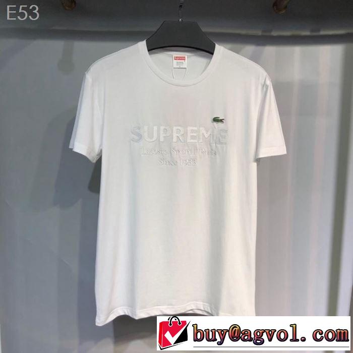 SUPREME  毎年トレンドアイテムが出るTシャツ/半袖 2019年夏3色可選 シュプリーム特に夏は人気アイテム