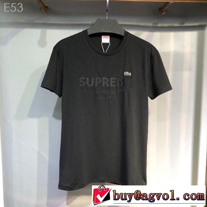 SUPREME  毎年トレンドアイテムが出るTシャツ/半袖 2019年夏3色可選 シュプリーム特に夏は人気アイテム