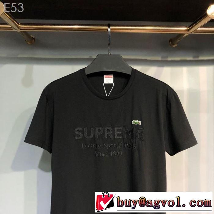 SUPREME  毎年トレンドアイテムが出るTシャツ/半袖 2019年夏3色可選 シュプリーム特に夏は人気アイテム