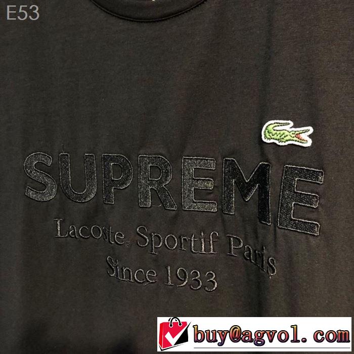 SUPREME  毎年トレンドアイテムが出るTシャツ/半袖 2019年夏3色可選 シュプリーム特に夏は人気アイテム