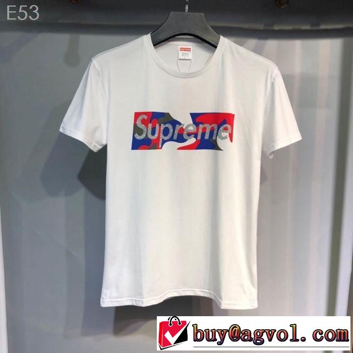 素敵カジュアルの春夏コレクション 2019春夏は人気定番SUPREME  Tシャツ/半袖 2色可選 シュプリーム