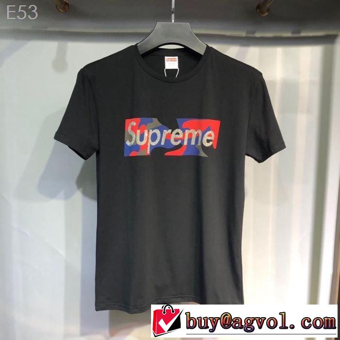 素敵カジュアルの春夏コレクション 2019春夏は人気定番SUPREME  Tシャツ/半袖 2色可選 シュプリーム