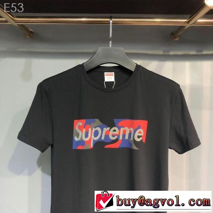 素敵カジュアルの春夏コレクション 2019春夏は人気定番SUPREME  Tシャツ/半袖 2色可選 シュプリーム
