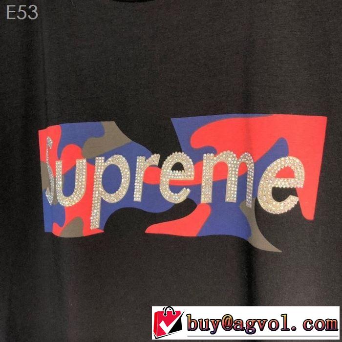 素敵カジュアルの春夏コレクション 2019春夏は人気定番SUPREME  Tシャツ/半袖 2色可選 シュプリーム
