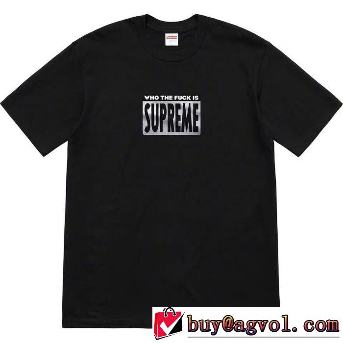  Supreme 19SS Who The Fuck Tee 知的な夏のスタイル Tシャツ/半袖 4色可選 今流行りの最新コレクション