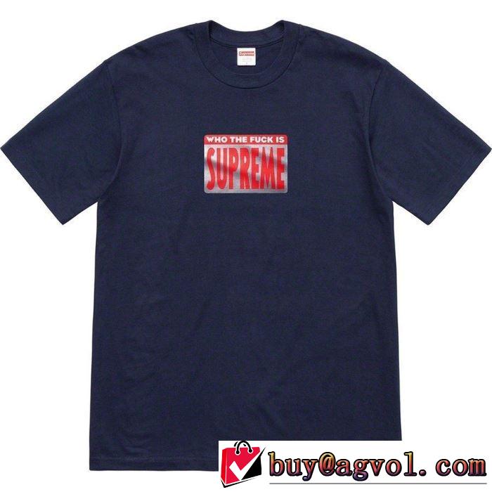 Supreme 19SS Who The Fuck Tee 知的な夏のスタイル Tシャツ/半袖 4色可選 今流行りの最新コレクション