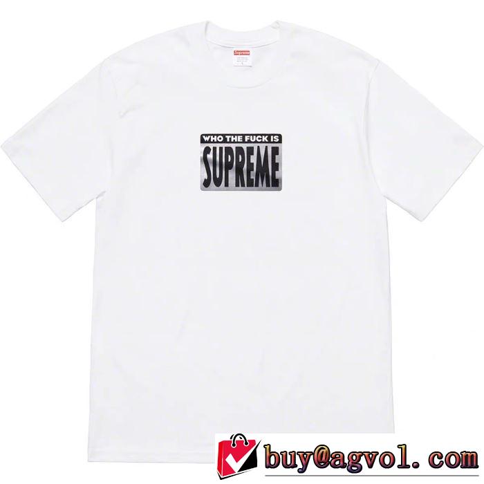 Supreme 19SS Who The Fuck Tee 知的な夏のスタイル Tシャツ/半袖 4色可選 今流行りの最新コレクション