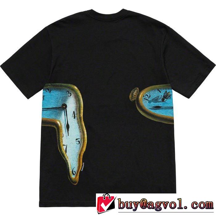 人気ストリートブランド新品 Supreme 19SS The Persistence Of Memory Tee Tシャツ/半袖 2色可選