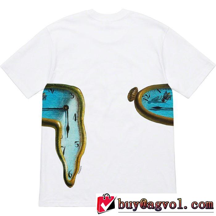 人気ストリートブランド新品 Supreme 19SS The Persistence Of Memory Tee Tシャツ/半袖 2色可選