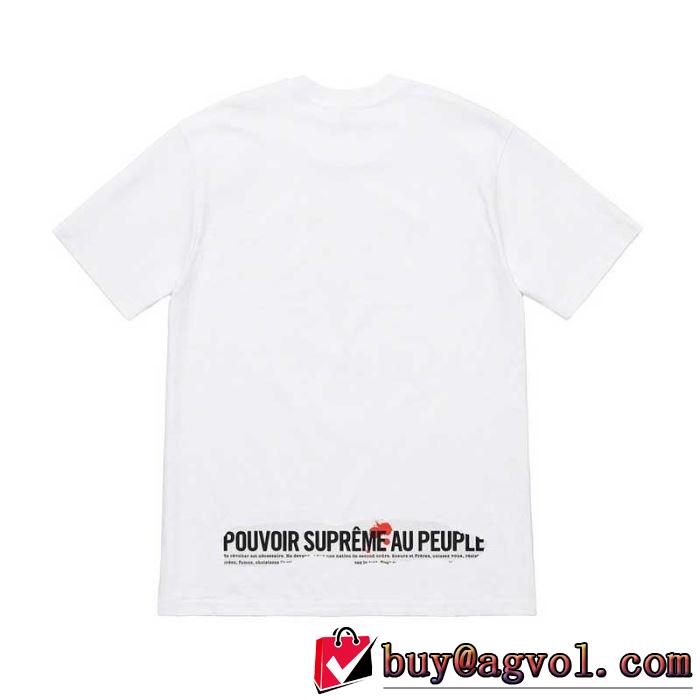 今流行りの最新コレクション Supreme 19SS Headline Tee 最近のトレンドアイテム Tシャツ/半袖 2色可選