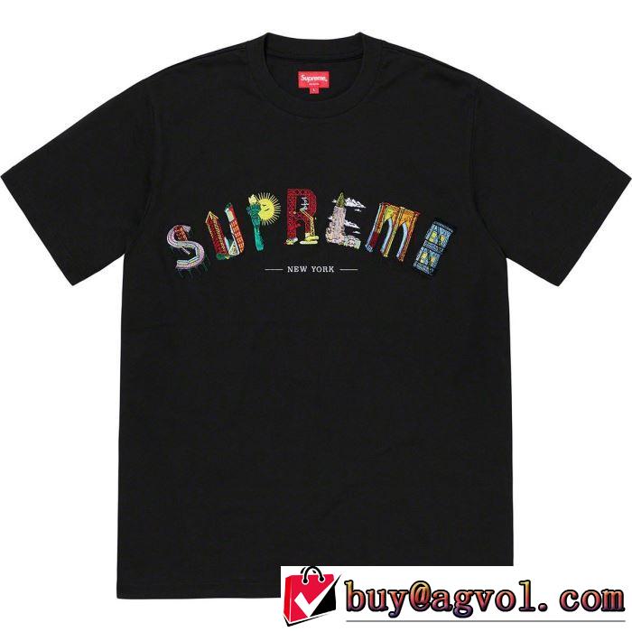  SUPREME 19SS City Arc Tee  リラックス感のあるゆったり Tシャツ/半袖 2色可選 オシャレアイテム