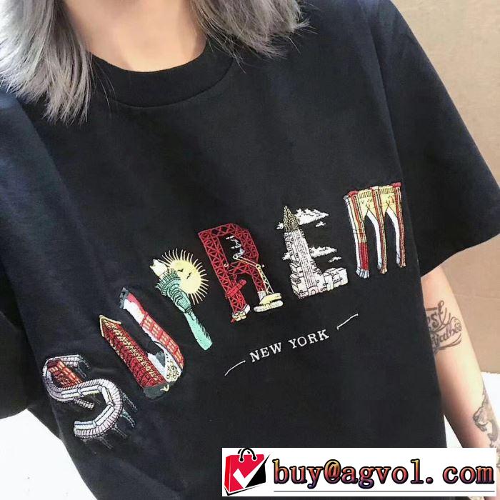 SUPREME 19SS City Arc Tee  リラックス感のあるゆったり Tシャツ/半袖 2色可選 オシャレアイテム