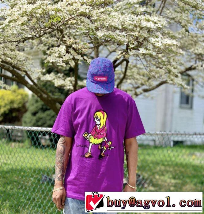 2色可選 夏らしい季節感 クールな印象を引き立て Supreme 19SS Suzie Switchblade Tee Tシャツ/半袖