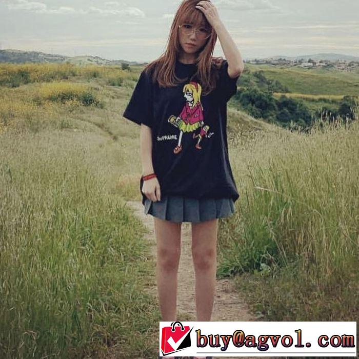 2色可選 夏らしい季節感 クールな印象を引き立て Supreme 19SS Suzie Switchblade Tee Tシャツ/半袖