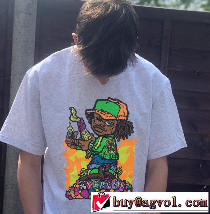  Tシャツ/半袖 人気ストリートブランド新品2色可選 海外セレブは大人気 Supreme 19ss Molotov Kid Tee