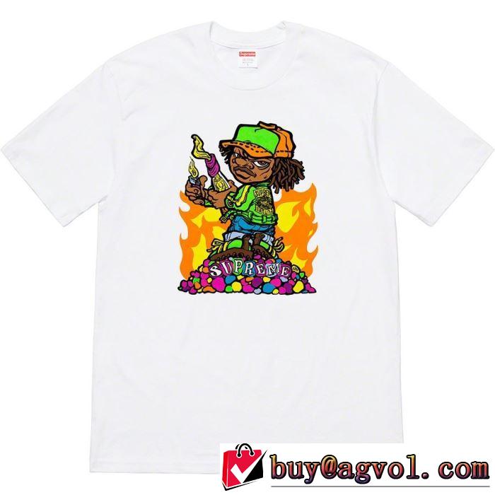 Tシャツ/半袖 人気ストリートブランド新品2色可選 海外セレブは大人気 Supreme 19ss Molotov Kid Tee
