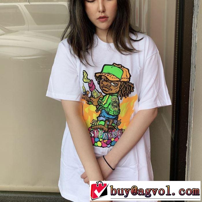 Tシャツ/半袖 人気ストリートブランド新品2色可選 海外セレブは大人気 Supreme 19ss Molotov Kid Tee