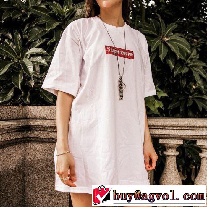 素敵カジュアル春夏新品 Supreme Swarovski Box Logo Tee Tシャツ/半袖 3色可選 夏らしい季節感