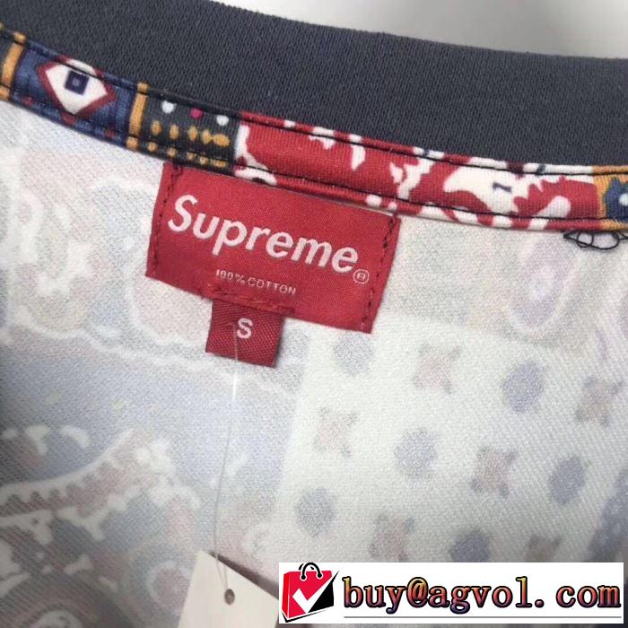 《2019年》今、注目のストリート シュプリーム夏らしい季節感 SUPREME  Tシャツ/半袖派手にはなりすぎず