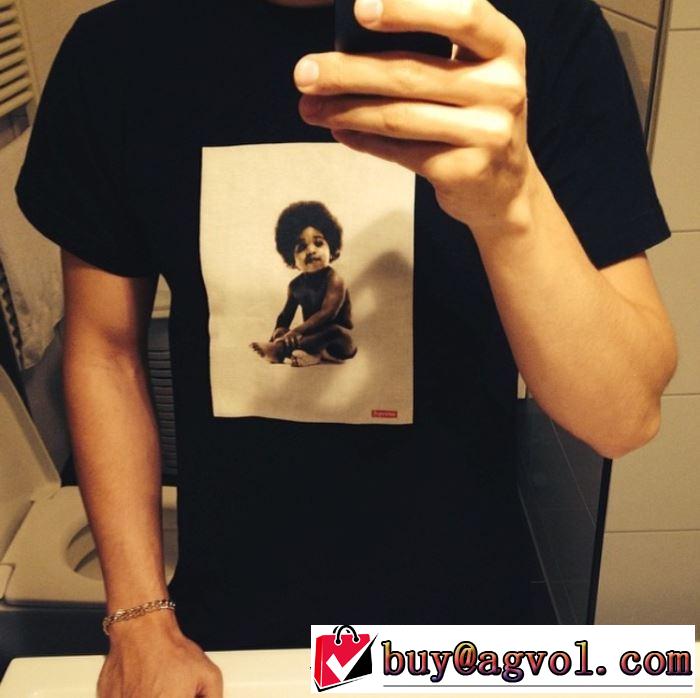 最も目立ったブランド新品 Supreme 11FW Biggie Ready To Die Tee シャツ/半袖2019春夏トレンドアイテム  2色可選