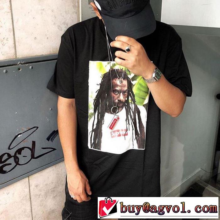 S1948 Supreme 19SS Buju Banton Tee 大胆にデザインオシャレ新品  SUPREME シャツ/半袖 多色可選