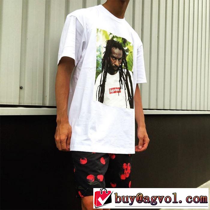 S1948 Supreme 19SS Buju Banton Tee 大胆にデザインオシャレ新品  SUPREME シャツ/半袖 多色可選