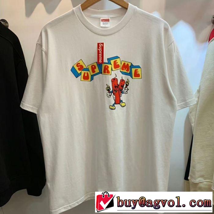 2019春夏のトレンド新商品 シャツ/半袖 2色可選 Supreme 19SS Dynamite Tee 大人っぽく着こなし
