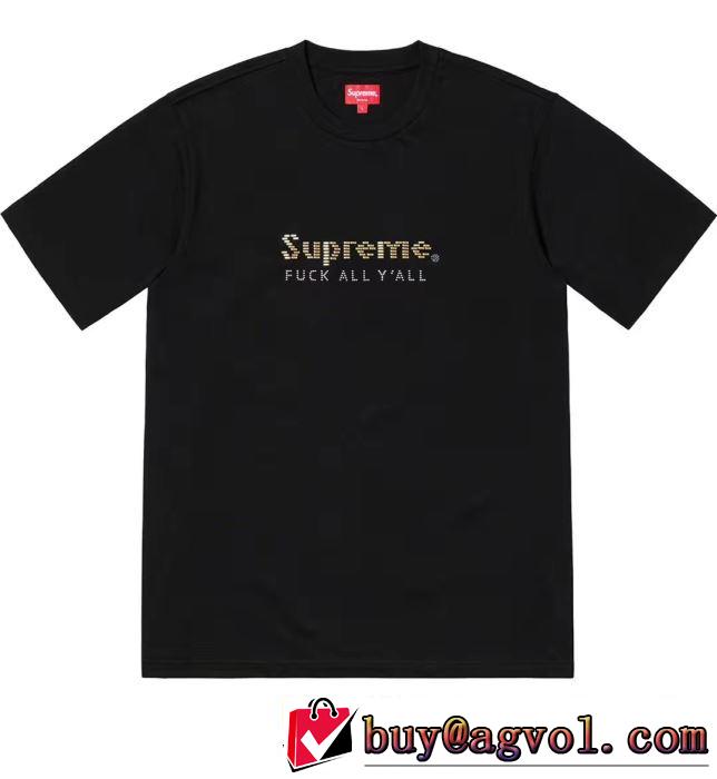 今シーズン注目のデザイン Supreme 19ss Gold Bars Tee 2019春夏のトレンド新商品 シャツ/半袖 2色可選