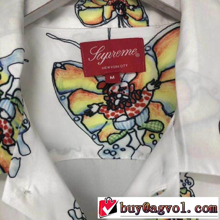 19SS Gonz Butterfly Shirt 魅力的なカラー使い シャツ/半袖 おしゃれな大人の着こなし