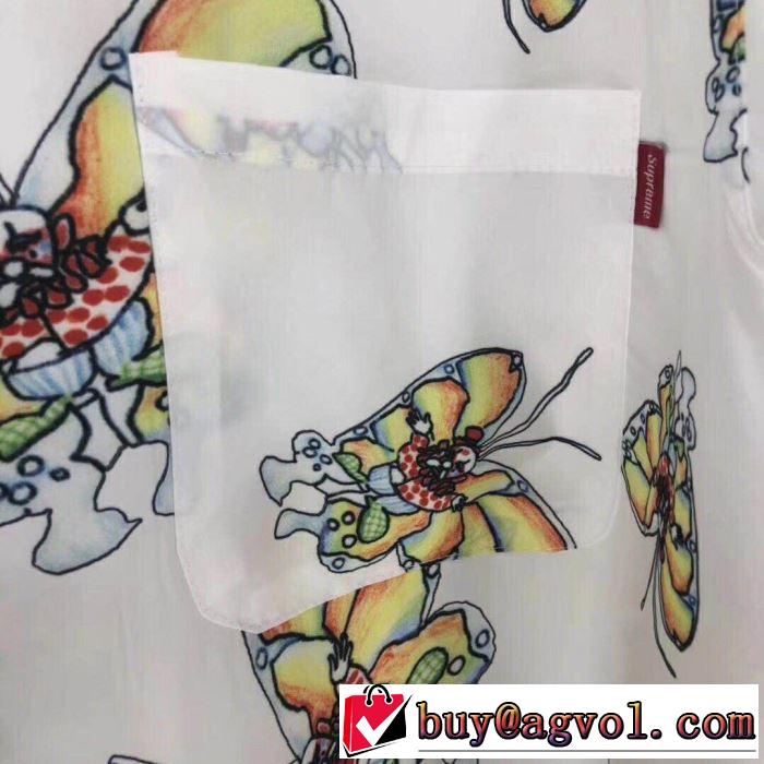 19SS Gonz Butterfly Shirt 魅力的なカラー使い シャツ/半袖 おしゃれな大人の着こなし