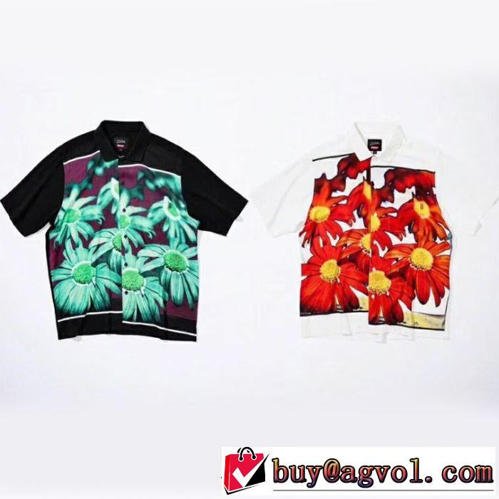 注目度が高まり最新コレクション  SupremeJean Paul Gaultier Flower Power Rayon Shirt   シャツ/半袖 2色可選