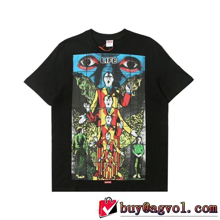 SUPREME Gilbert & GeorgeSupreme LIFE Tee  夏らしい季節感  シャツ/半袖  2019春夏は人気定番