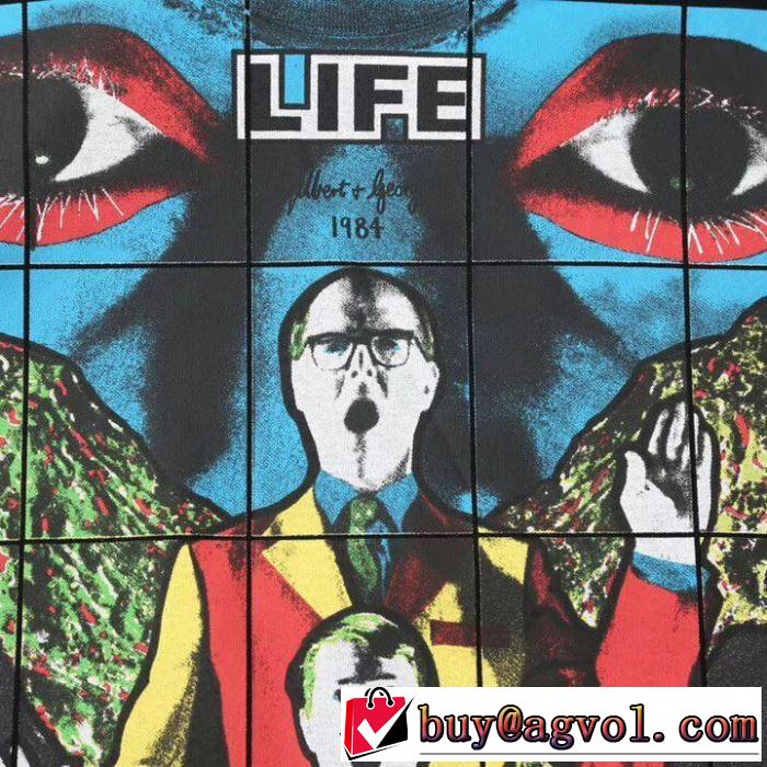 SUPREME Gilbert & GeorgeSupreme LIFE Tee  夏らしい季節感  シャツ/半袖  2019春夏は人気定番