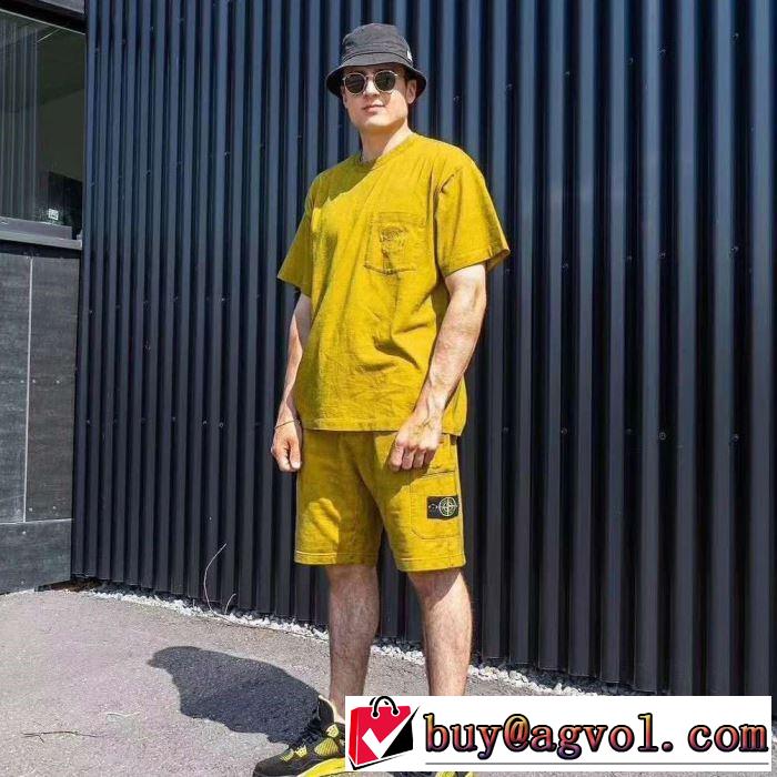 Supreme 19SS Stone Island Pocket Tee Shirt  シャツ/半袖 3色可選 夏気分UP最新コレクション