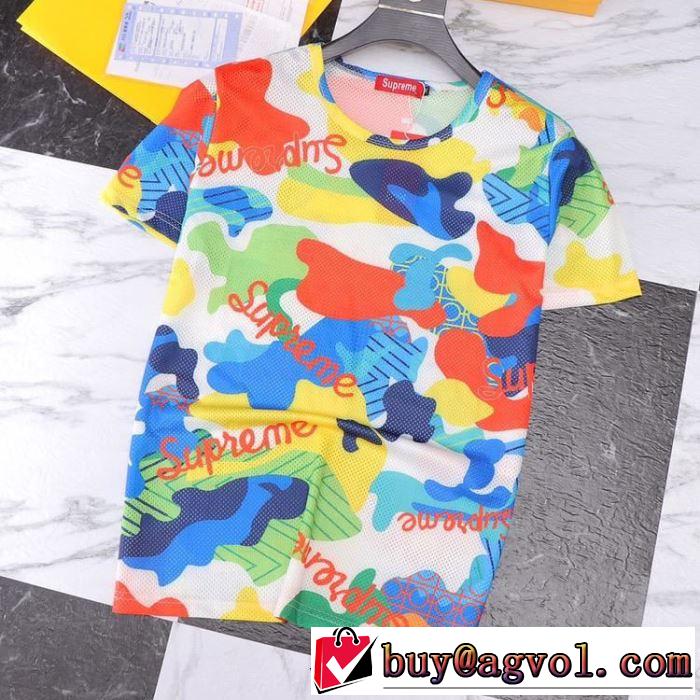 【2019秋冬】今きてる最先端ブランドシュプリーム SUPREME サイズのよさを感じる新作 2色可選  Tシャツ/半袖