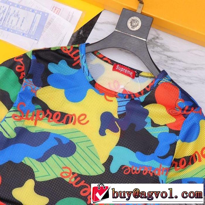 【2019秋冬】今きてる最先端ブランドシュプリーム SUPREME サイズのよさを感じる新作 2色可選  Tシャツ/半袖