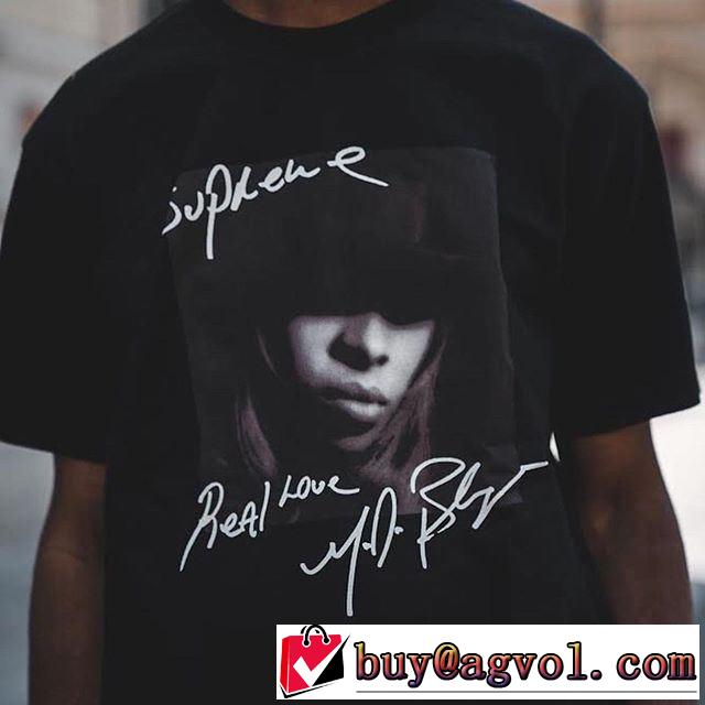 素敵続くトレンド 4色可選  Tシャツ/半袖 Supreme 19FW Mary.J Blige Tee  活躍するトレンドアイテム