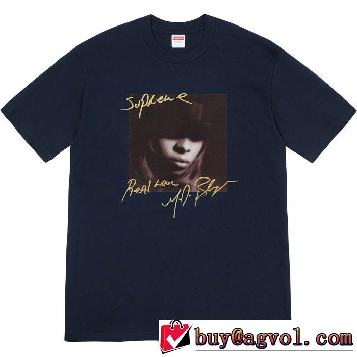 素敵続くトレンド 4色可選  Tシャツ/半袖 Supreme 19FW Mary.J Blige Tee  活躍するトレンドアイテム