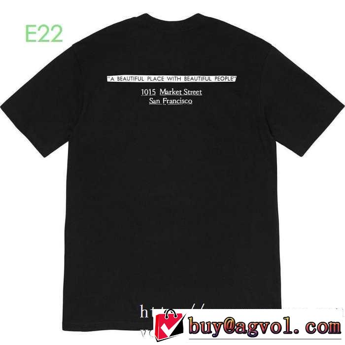 シュプリーム 2019秋冬トレンドアイテム SUPREME 今年注目な新品セール 半袖Tシャツ 秋冬とれんど新品目立ち