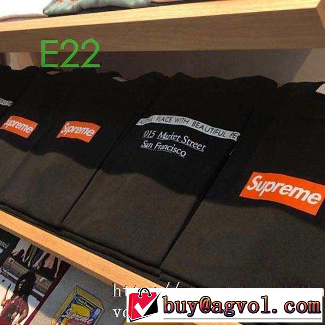 シュプリーム 2019秋冬トレンドアイテム SUPREME 今年注目な新品セール 半袖Tシャツ 秋冬とれんど新品目立ち