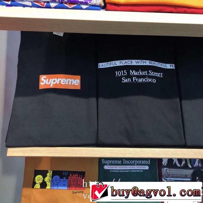 シュプリーム 2019秋冬トレンドアイテム SUPREME 今年注目な新品セール 半袖Tシャツ 秋冬とれんど新品目立ち