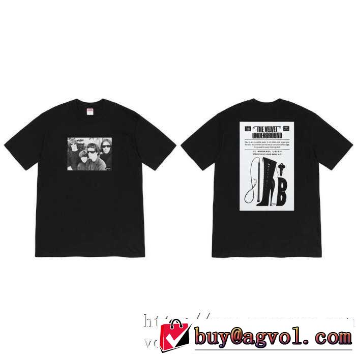 ヒットする秋冬コレクション2色可選  シュプリーム SUPREME 秋冬ファッションコーディネート 半袖Tシャツ 2019トレンドアイテム激安