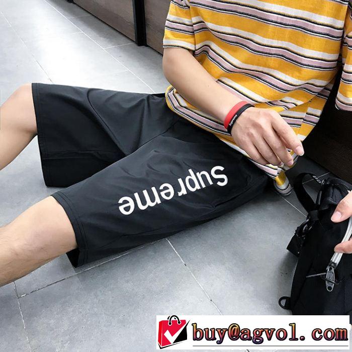 2019春夏は人気定番 きれいめ派に上質 シュプリーム SUPREME ショートパンツ 2色可選