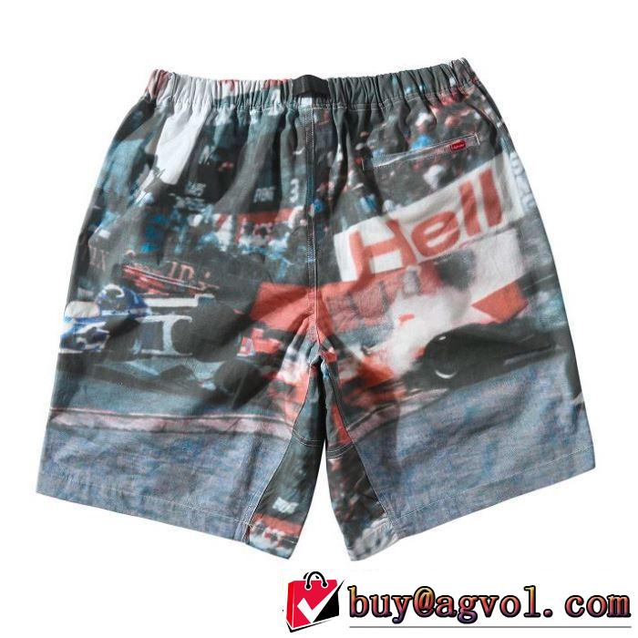 柔らかい印象に上質 SUPREME 19SS Grand Prix Belted Short スエットパンツ 知的な夏のスタイル