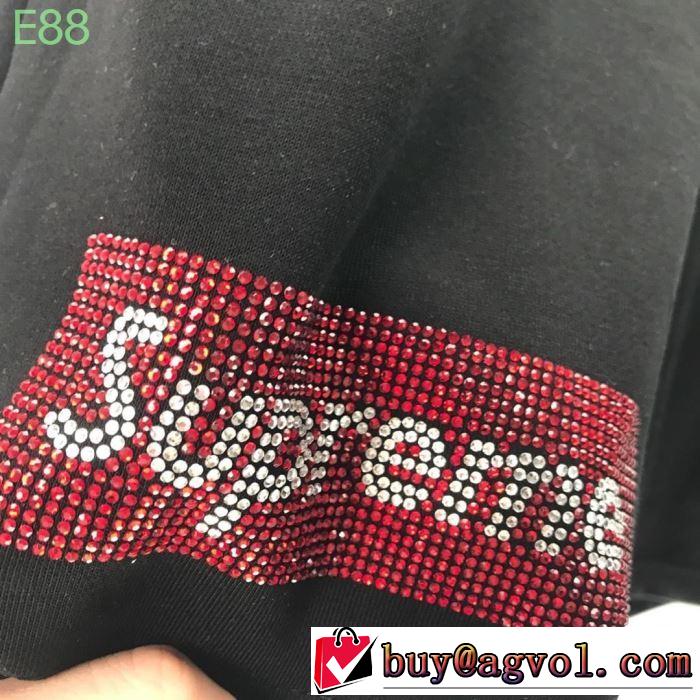 夏先に大活躍する 19SS Swarovski Box Logo Tee ブランドの話題の新作も！ 上下セット 上品なリラックス感