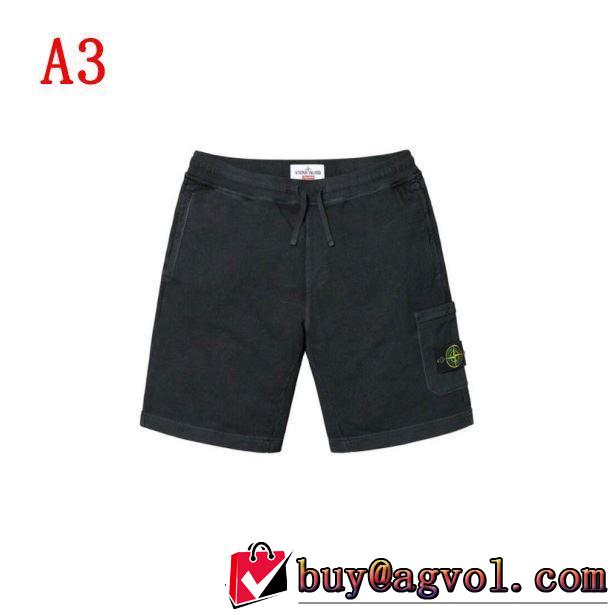 爽やかカジュアル人気 Supreme x Stone Island 19SS Sweatshort 3色可選 チノパン今期のトレンド定番アイテム