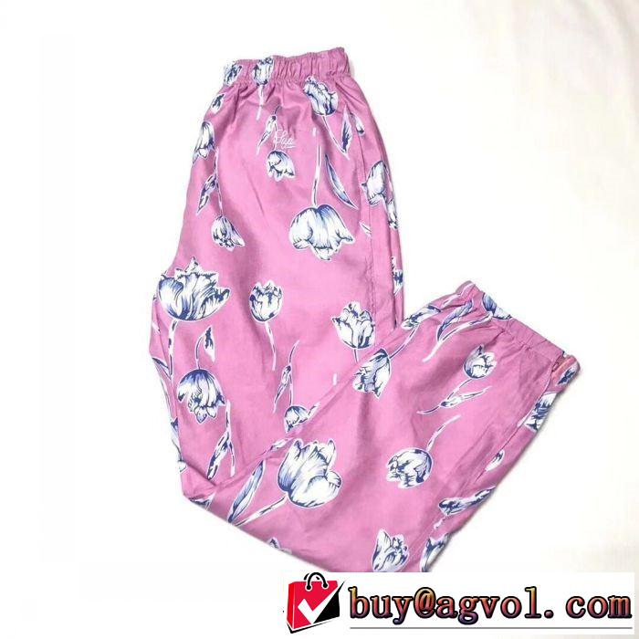 柔らかい印象に上質 Supreme  19SS Floral Silk Track Pant  3色可選 スエットパンツ上品な涼やかさある印象に
