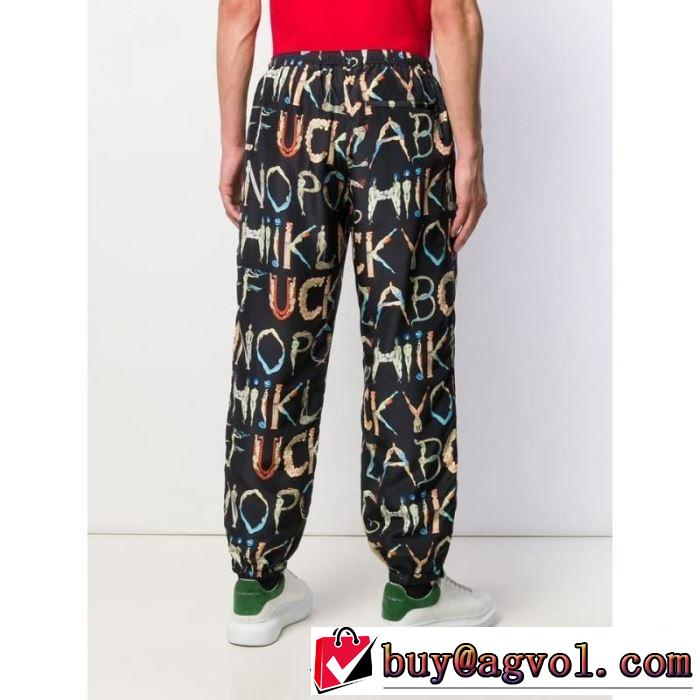2019春夏は人気定番 upreme Alphabet Silk Pant  スエットパンツ 夏ファッションをおしゃれに楽しもう