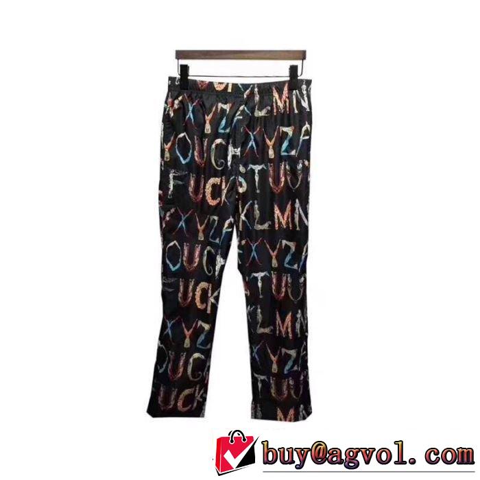 2019春夏は人気定番 upreme Alphabet Silk Pant  スエットパンツ 夏ファッションをおしゃれに楽しもう