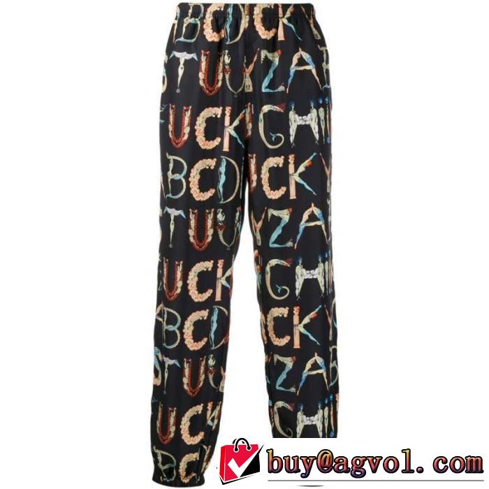 2019春夏は人気定番 upreme Alphabet Silk Pant  スエットパンツ 夏ファッションをおしゃれに楽しもう